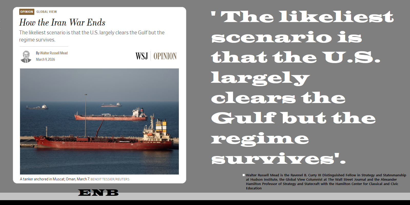 How the Iran War Ends