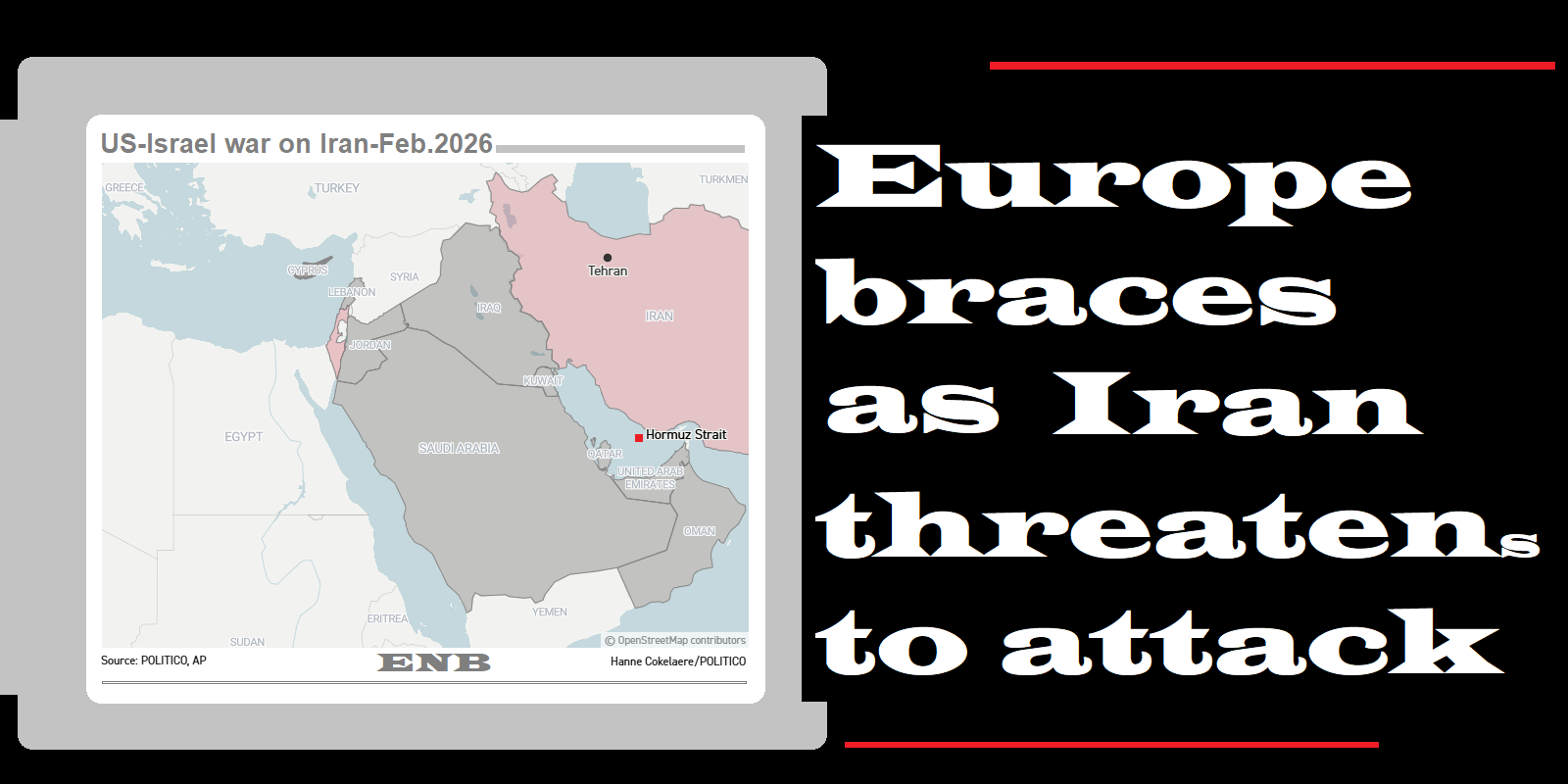 Europe braces as Iran threatens to attack