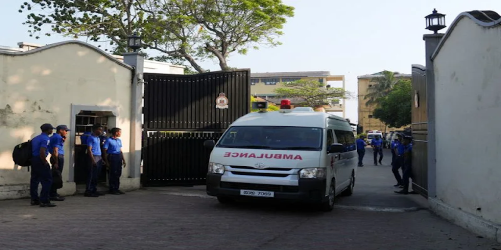 Iranian sailors recovering in Sri Lankan hospital