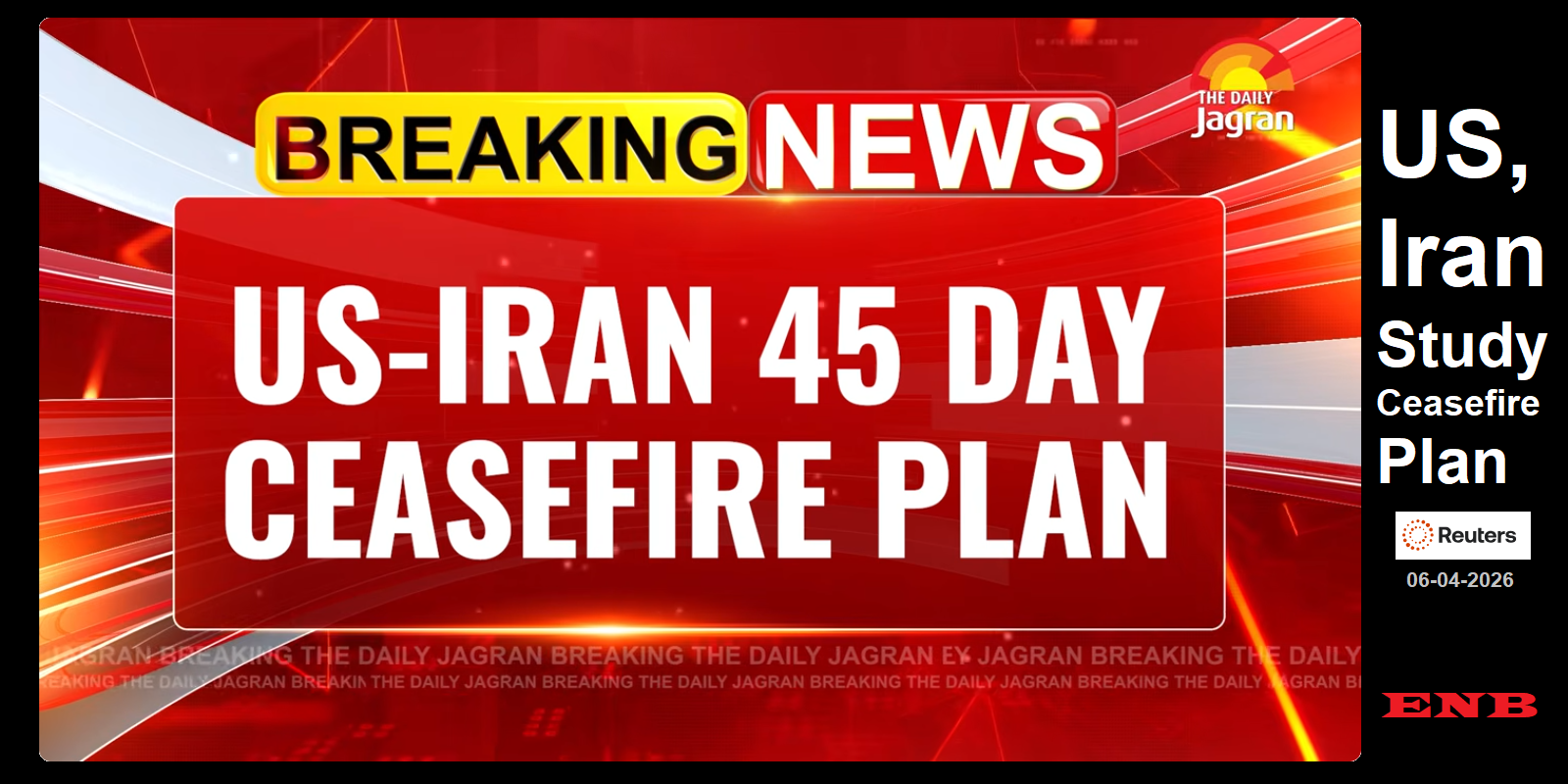 US, Iran study ceasefire plan