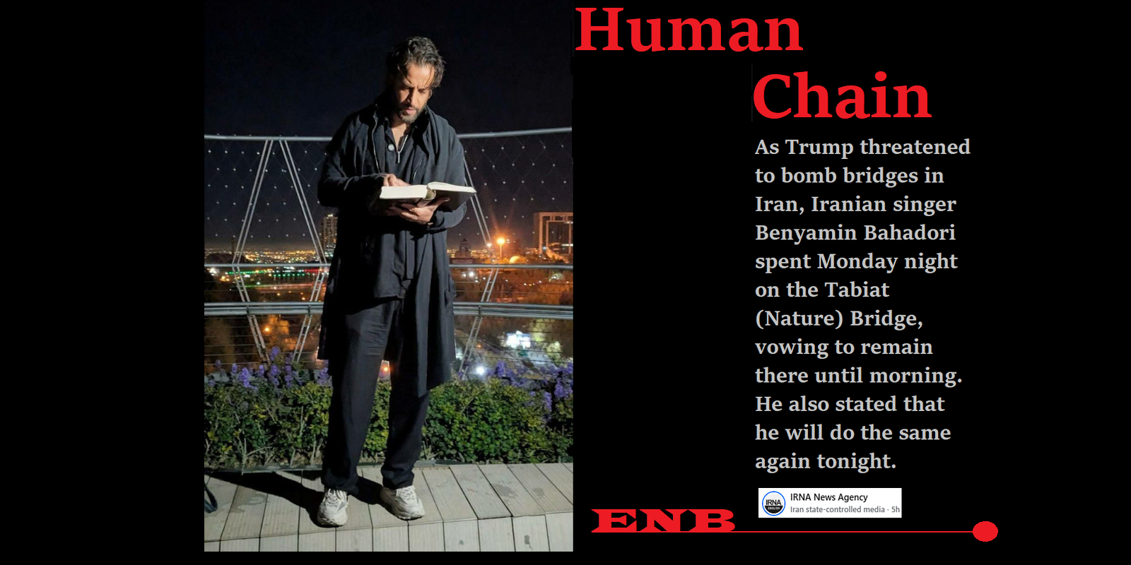 Iran appeal for HUMAN CHAIN