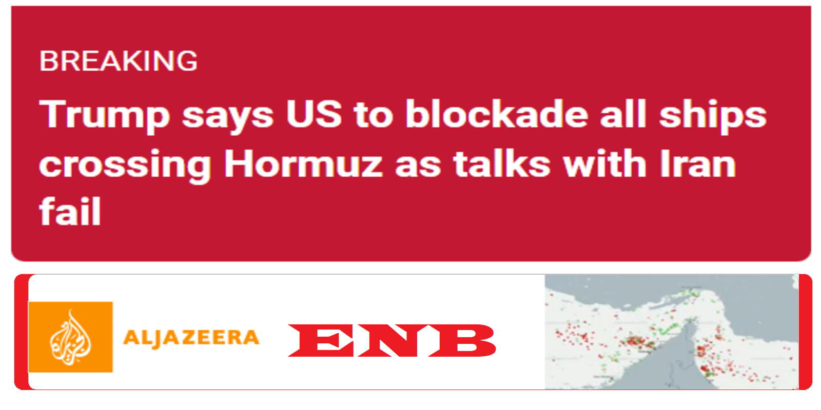 US blockade of Iran will be major military endeavor