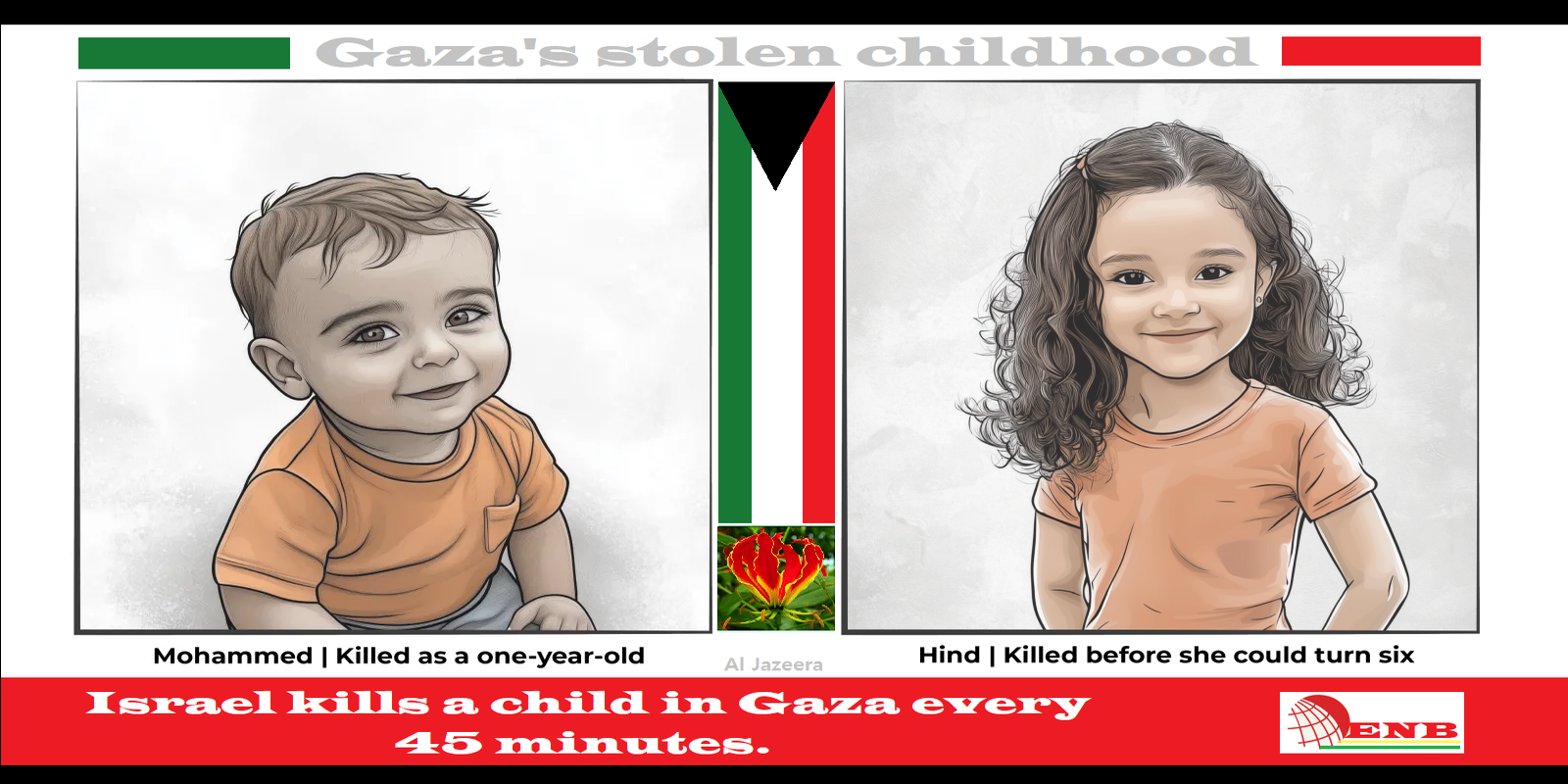 Israel kills a child in Gaza every 45 minutes.