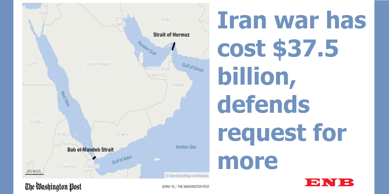 Iran war has cost $37.5 billion, defends request for more