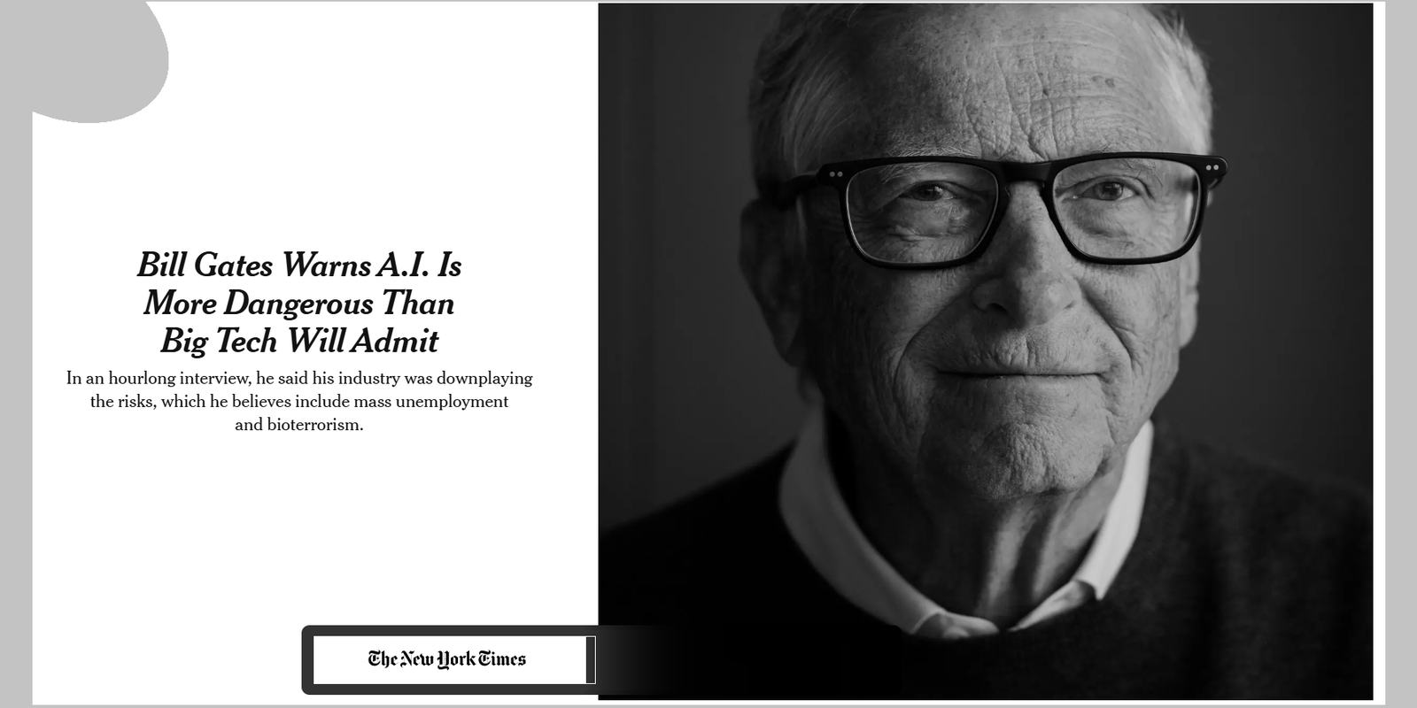  Bill Gates Warns A.I
