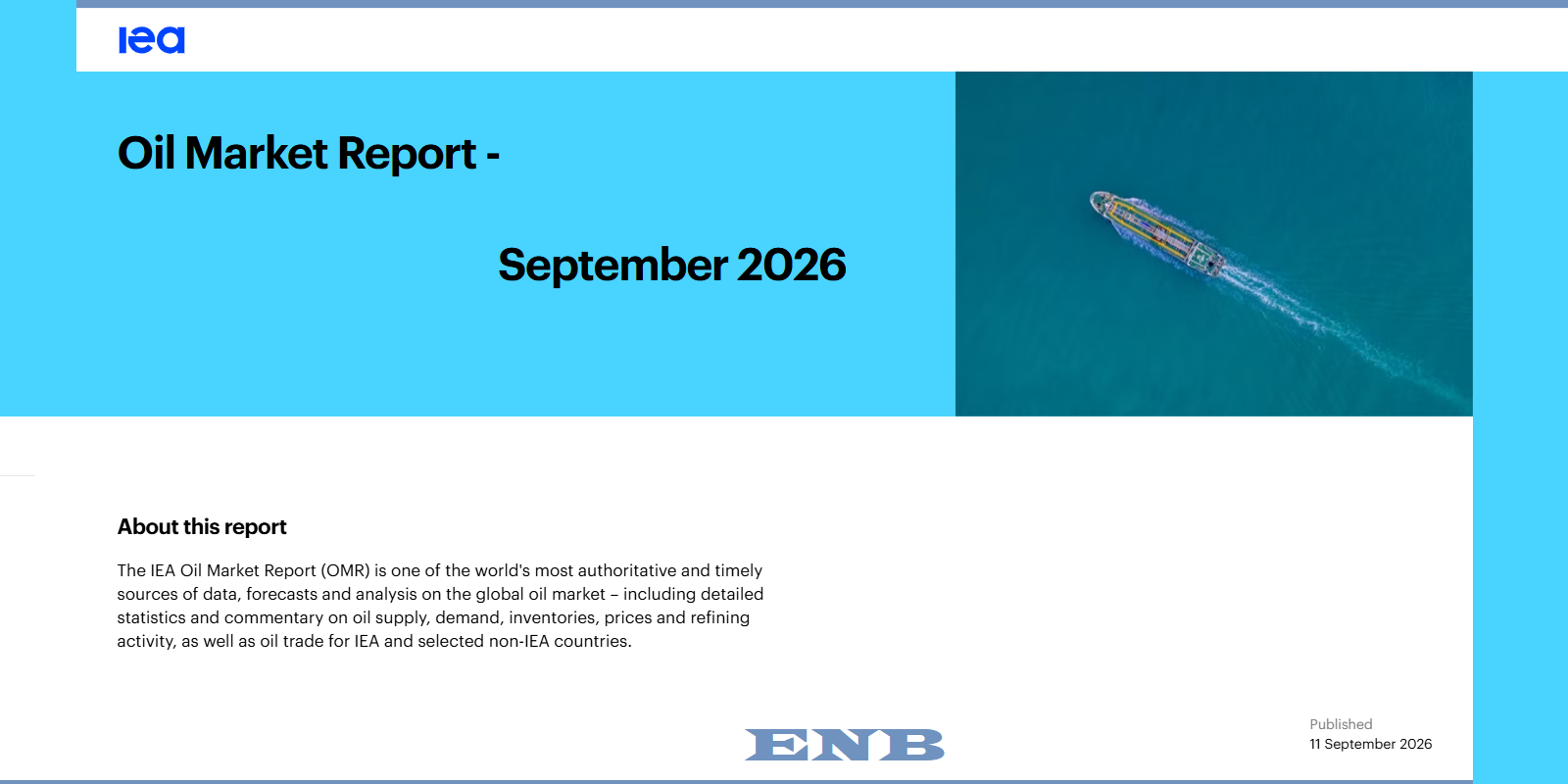 Oil Market Report - September 2026