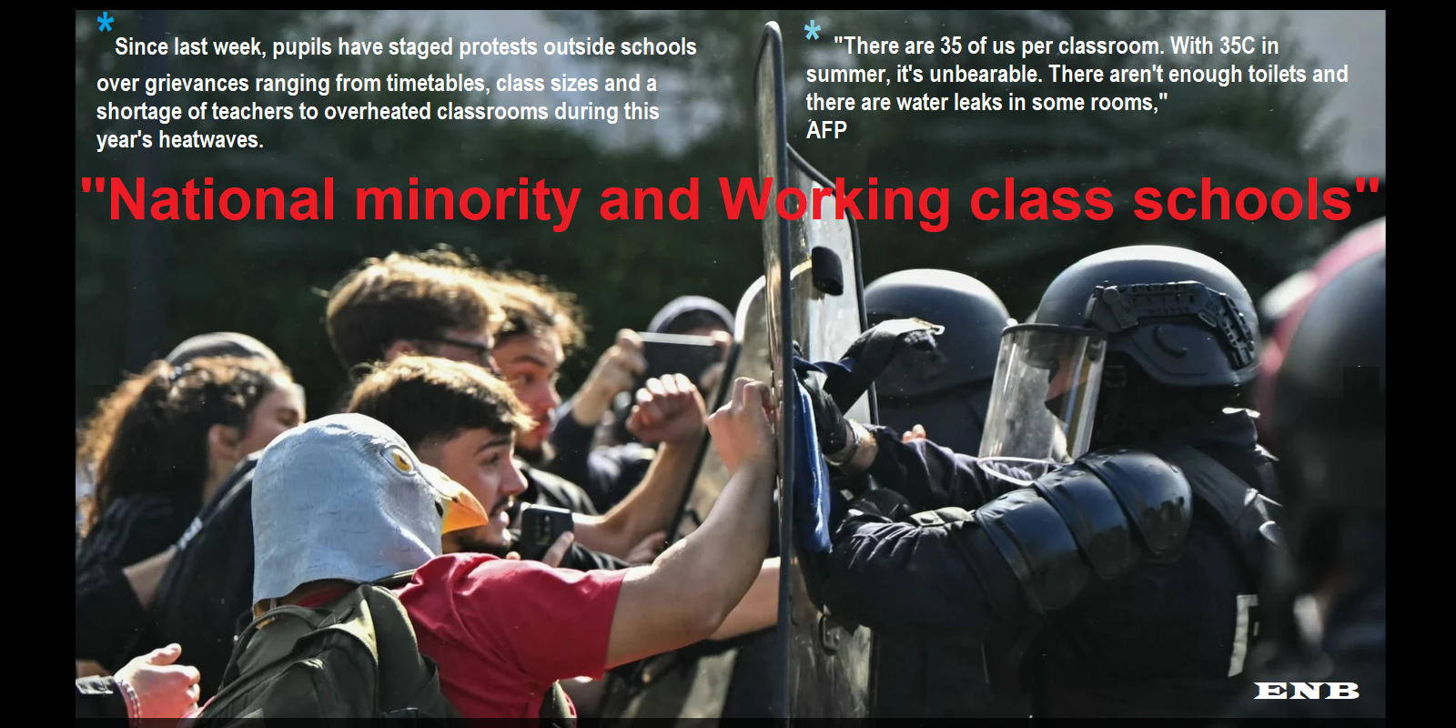 Protests sweep France, as student walkouts tap into public discontent
