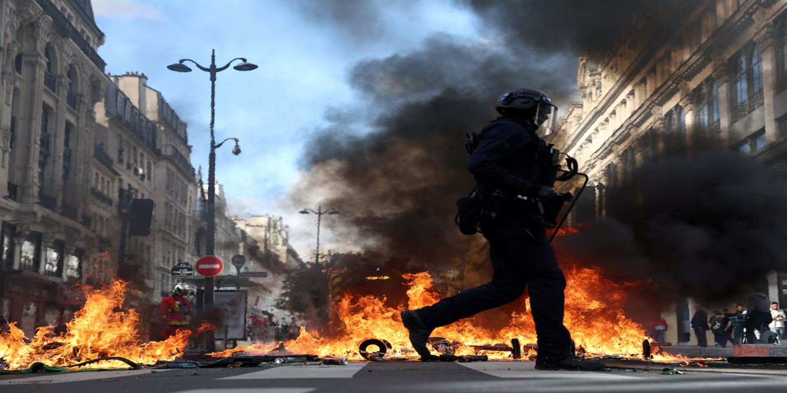 Clashes break out in French cities, police use tear gas
